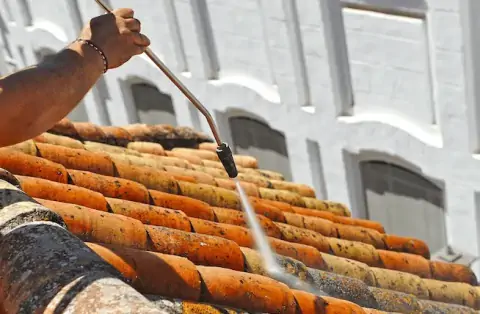 Nettoyage de toitures - Orchamps-Vennes